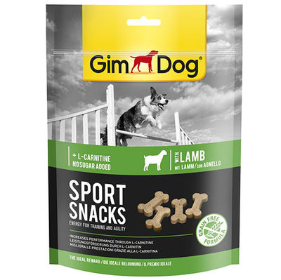 Gimdog Sport Snacks Kuzu L - Carnitinli Tahılsız Ödül Tableti 150 Gr