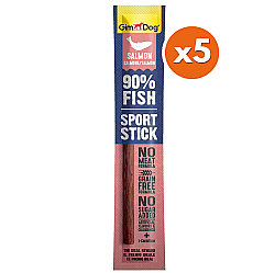 Gimdog Sport Stick Solmon Tahılsız Köpek Ödül Çubuğu 12 Gr x 5 Adet - GimDog