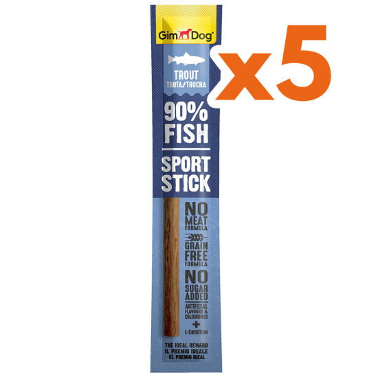 Gimdog Sport Stick Trout Tahılsız Köpek Ödül Çubuğu 12 Gr x 5 Adet - 1