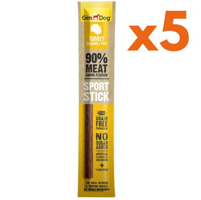 Gimdog Sport Sticks Hindi Etli Tahılsız Köpek Ödül Çubuğu 12 Gr x 5 Adet - 1
