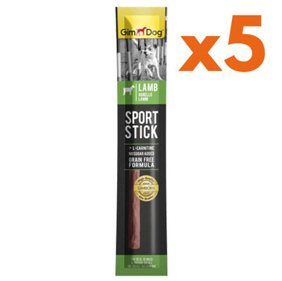 Gimdog Sport Sticks Kuzu Etli Tahılsız Köpek Ödül Çubuğu 12 Gr x 5 Adet