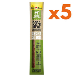 GimDog - Gimdog Sport Sticks Kuzu Etli Tahılsız Köpek Ödül Çubuğu 12 Gr x 5 Adet