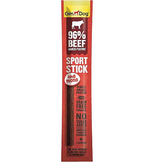 Gimdog Sport Sticks Mono Sığır Etli Tahılsız Köpek Ödül Çubuğu 12 Gr - 1