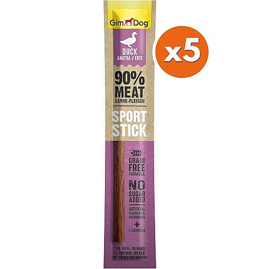 Gimdog Sport Sticks Ördek Etli Tahılsız Köpek Ödül Çubuğu 12 Gr x 5 Adet - 1