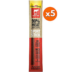 Gimdog Sport Sticks Sığır Etli Tahılsız Köpek Ödül Çubuğu 12 Gr x 5 Adet - GimDog