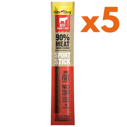 Gimdog Sport Sticks Sığır Etli Tahılsız Köpek Ödül Çubuğu 12 Gr x 5 Adet - GimDog