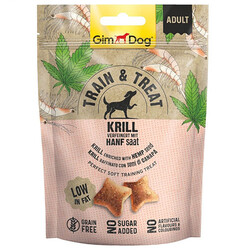Gimdog Train Trait Kril ve Kenevir Köpek Ödülü 125 Gr - GimDog