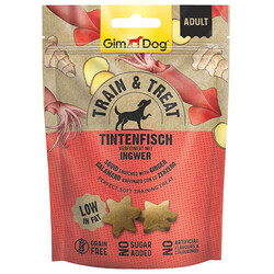 Gimdog Train Trait Mürekkep Balığı ve Zencefil Köpek Ödülü 125 Gr - GimDog