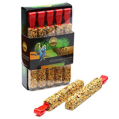 Gold Wings Premium Ballı ve Meyveli Muhabbet Kuşu Krakeri 10 Adet