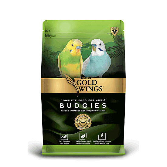 Gold Wings Premium Muhabbet Kuşları için Komple Yem 1000 Gr - 1