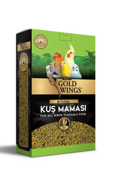 Gold Wings - Gold Wings Premium Tüm Kuşlar için Bitkisel Kuş Maması 1000 Gr