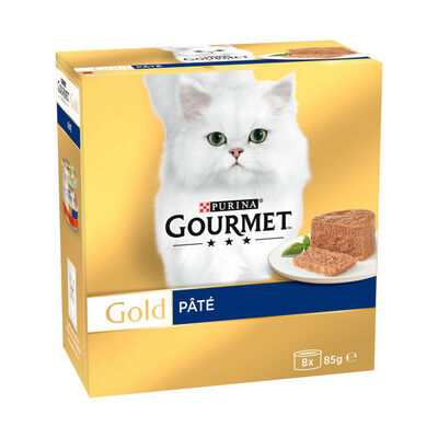 Gourmet Gold Box Kıyılmış Seri Kedi Yaş Maması 85 Gr x 8 Adet ( 8 Al 6 Öde)