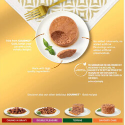 Gourmet Gold Box Kıyılmış Seri Kedi Yaş Maması 85 Gr x 8 Adet ( 8 Al 6 Öde) - 3