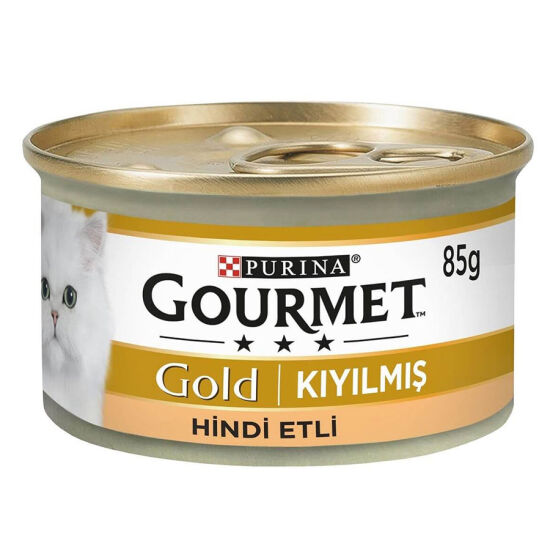 Gourmet Gold Kıyılmış Hindi Etli Kedi Konservesi 85 Gr x 24 Adet - 2