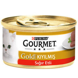 Gourmet - Gourmet Gold Kıyılmış Sığır Etli Kedi Maması 85 Gr