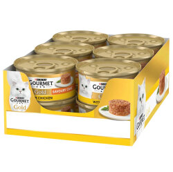 Gourmet Gold Kıyılmış Tavuklu Konserve Kedi Maması 85 Gr - (24 Adet) - 8