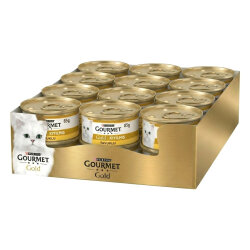 Gourmet Gold Kıyılmış Tavuklu Konserve Kedi Maması 85 Gr x 24 Adet - Gourmet