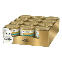 Gourmet Gold Kıyılmış Ton Balıklı Kedi Konservesi 85 Gr - (24 Adet) - Gourmet