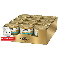 Gourmet Gold Kıyılmış Ton Balıklı Kedi Konservesi 85 Gr x 24 Adet - Gourmet
