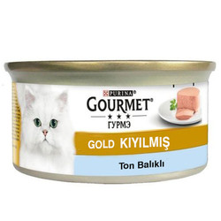 Gourmet - Gourmet Gold Kıyılmış Ton Balıklı Kedi Konservesi 85 Gr