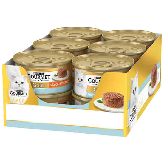 Gourmet Gold Okyanus Balıklı ve Sebzeli Kedi Maması 85 Gr x 24 Adet - 2