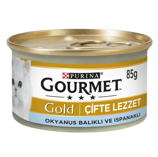 Gourmet Gold Okyanus Balıklı ve Sebzeli Kedi Maması 85 Gr x 6 Adet - 2