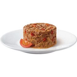 Gourmet Gold Savoury Cake Sığır Eti ve Domatesli Kedi Konservesi 85 Gr - ( 24 Adet ) - Thumbnail