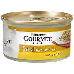 Gourmet - Gourmet Gold Savoury Cake Tavuk ve Havuçlu Kedi Konservesi 85 Gr