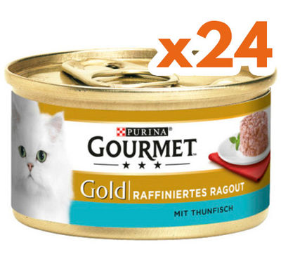 Gourmet Gold Savoury Cake Ton Balıklı Kedi Konservesi 85 Gr - ( 24 Adet )