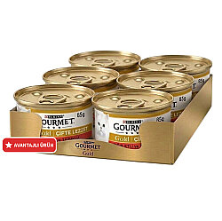 Gourmet Gold Soslu Sığır Etli Tavuklu Kedi Konservesi 85 Gr x 6 Adet - Gourmet