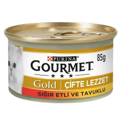 Gourmet Gold Soslu Sığır Etli Tavuklu Kedi Konservesi 85 Gr - Gourmet