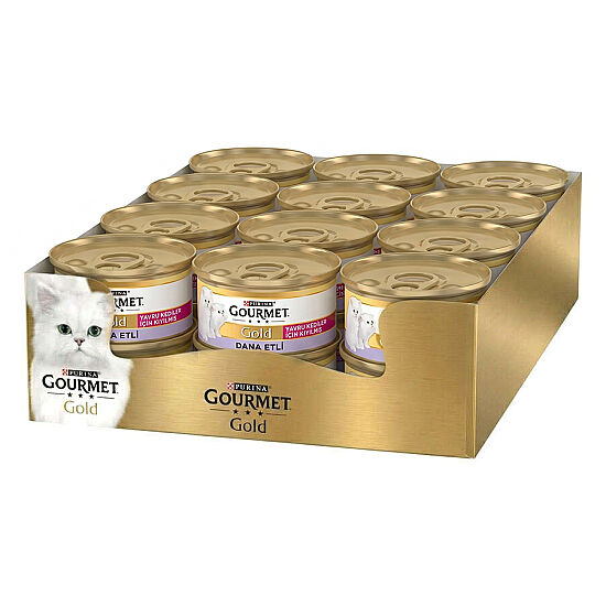 Gourmet Kitten Gold Kıyılmış Dana Etli Yavru Kedi Maması 85 Gr x 12 Adet - 9