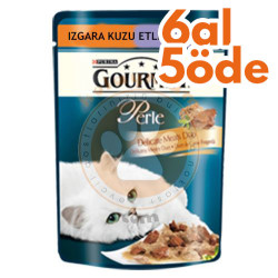 Gourmet Perle Izgara Kuzu Etli ve Hindili Yaş Mama 85 Gr - 6 Al 5 Öde - Gourmet