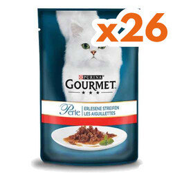 Gourmet - Gourmet Perle Izgara Sığır Etli Yaş Kedi Maması 85 Gr - 26 Adet