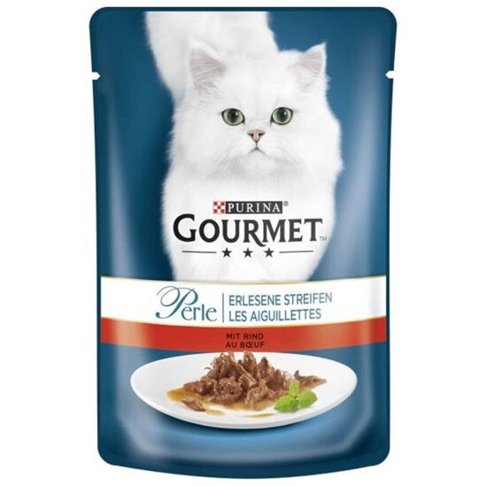 Gourmet Perle Izgara Sığır Etli Yaş Kedi Maması 85 Gr x 6 Adet - 2