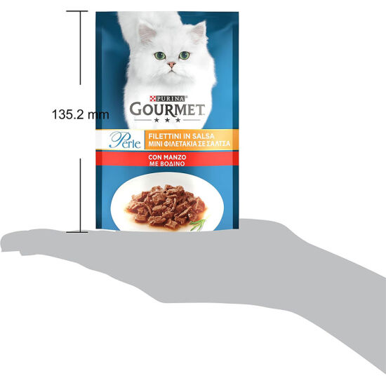 Gourmet Perle Izgara Sığır Etli Yaş Kedi Maması 85 Gr - 5