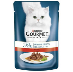 Gourmet Perle Izgara Sığır Etli Yaş Kedi Maması 85 Gr - Gourmet