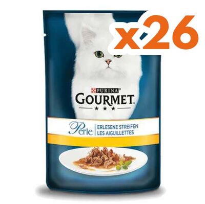 Gourmet Perle Izgara Tavuklu Yaş Kedi Maması 85 Gr - 26 Adet