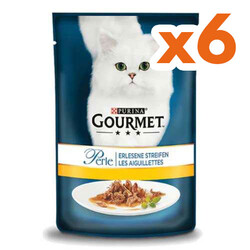 Gourmet - Gourmet Perle Izgara Tavuklu Yaş Kedi Maması 85 Gr x 6 Adet