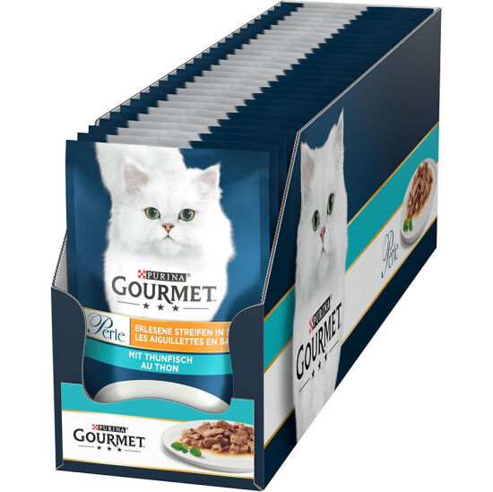 Gourmet Perle Izgara Ton Balıklı Yaş Kedi Maması 85 Gr - 26 Adet - 1