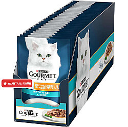 Gourmet Perle Izgara Ton Balıklı Yaş Kedi Maması 85 Gr - 26 Adet - Gourmet