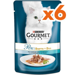 Gourmet Perle Izgara Ton Balıklı Yaş Kedi Maması 85 Gr x 6 Adet - Gourmet