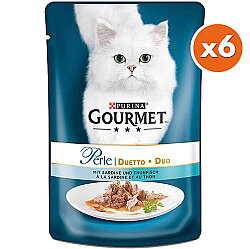 Gourmet Perle Izgara Ton Balıklı Yaş Kedi Maması 85 Gr x 6 Adet - Gourmet