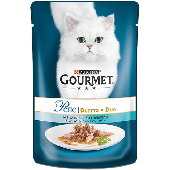Gourmet Perle Izgara Ton Balıklı Yaş Kedi Maması 85 Gr - 1