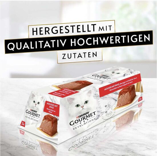 Gourmet Revelations Sığır Etli Kedi Yaş Maması 2 x 57 Gr - 114 Gr - 3