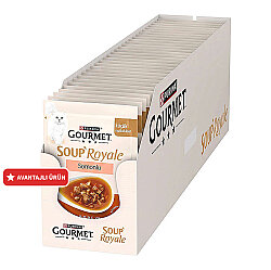Gourmet Soup Royale Somonlu Kedi Çorbası 45 Gr x 30 Adet - Gourmet