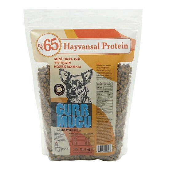 Gurr Mucu Kuzulu Köpek Maması 1 Kg - 1