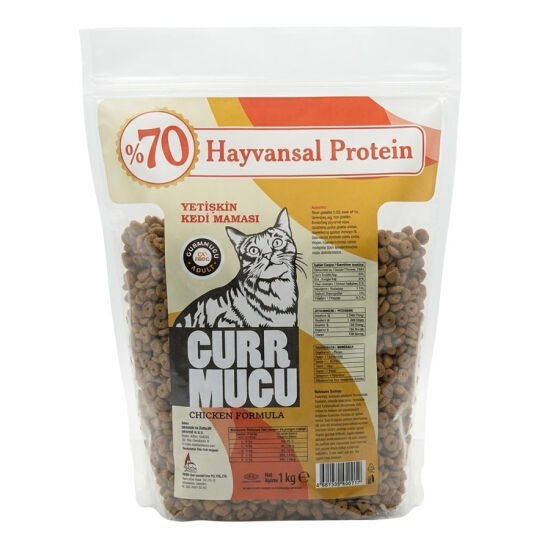 Gurr Mucu Tavuklu Kedi Maması 1 Kg - 1