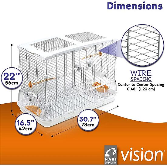 Hagen Vision L01 Modern Geniş Kuş Kafesi - 4
