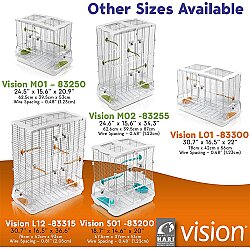 Hagen Vision L01 Modern Geniş Kuş Kafesi - 6